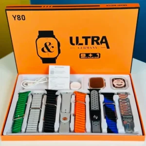 Y80 Ultra Smartwatch with 8 Strap